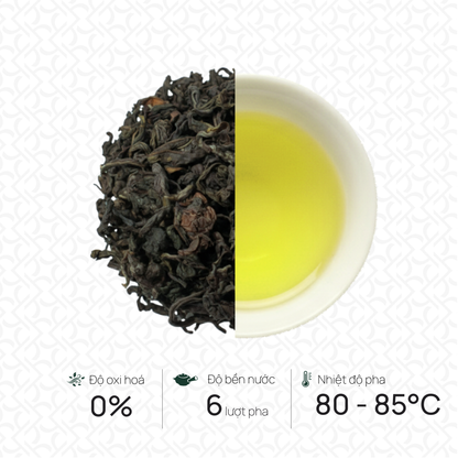 Lục Trà Hoa Ngữ - Hộp 12 Gói x 5g